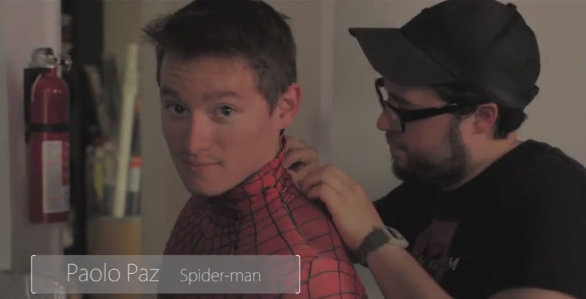 Making-of : la fausse Post-Credits d’Avengers L’Ere d’Ultron avec Spider-Man #2
