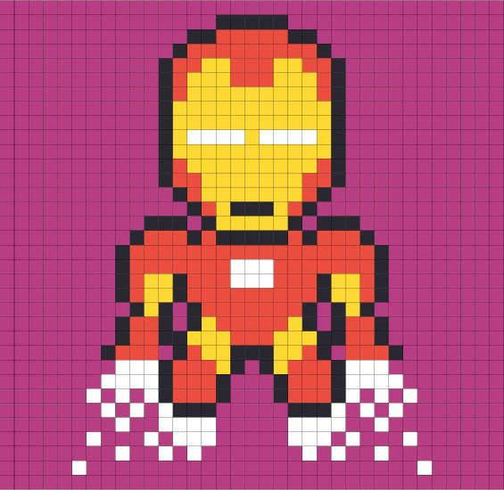 Street Art : Il décore son bureau avec des Super Héros faits de 8.000 POST-IT #5