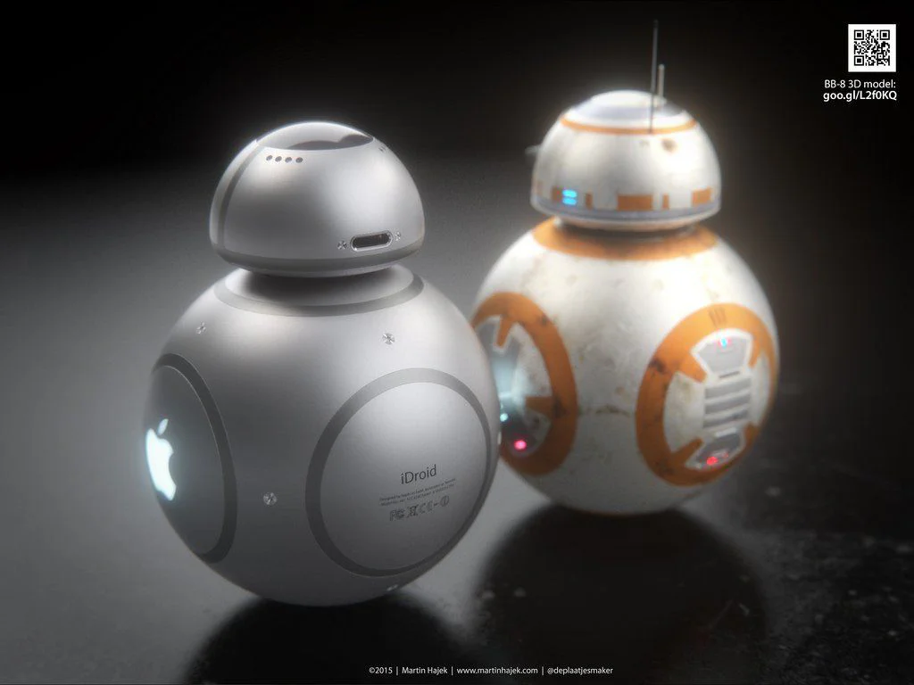 Apple Idroid BB8 Star Wars VI Martin Hajek 9