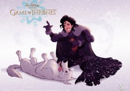Disney Jon Snow Game of Thrones by Fernando Mendonça