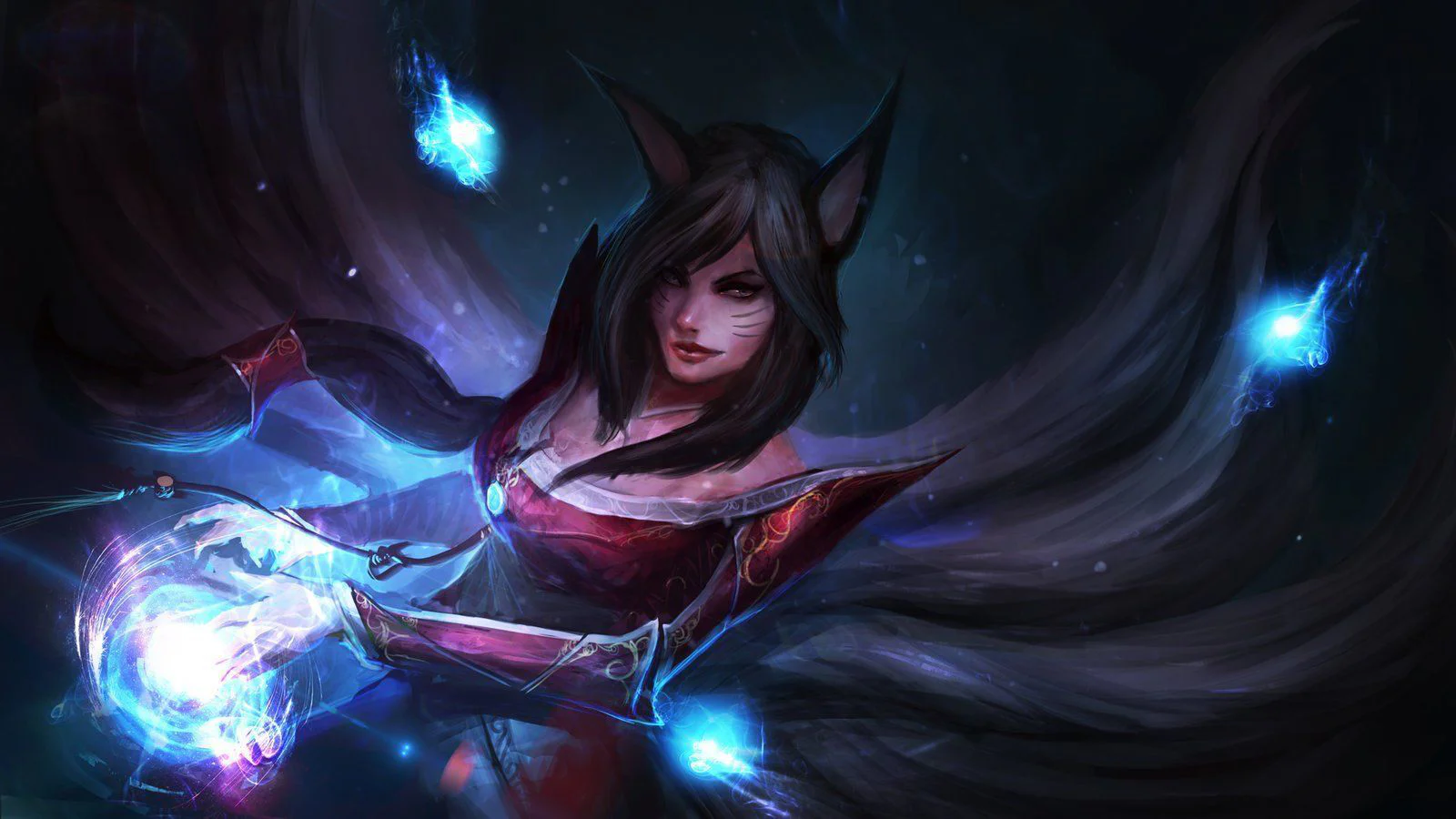 League of legends - Ahri Ya est prete par Thedurrrrian - Photoshop