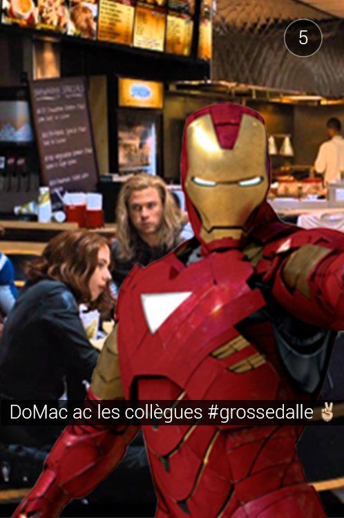 Iron Man, Marty Mc Fly et 007 sont sur Snapchat