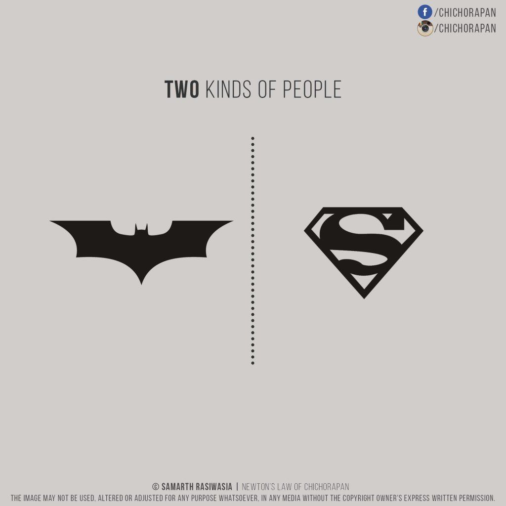 Dans la vie il existe 2 types de personnes : 10 illustrations minimalistes qui le prouvent