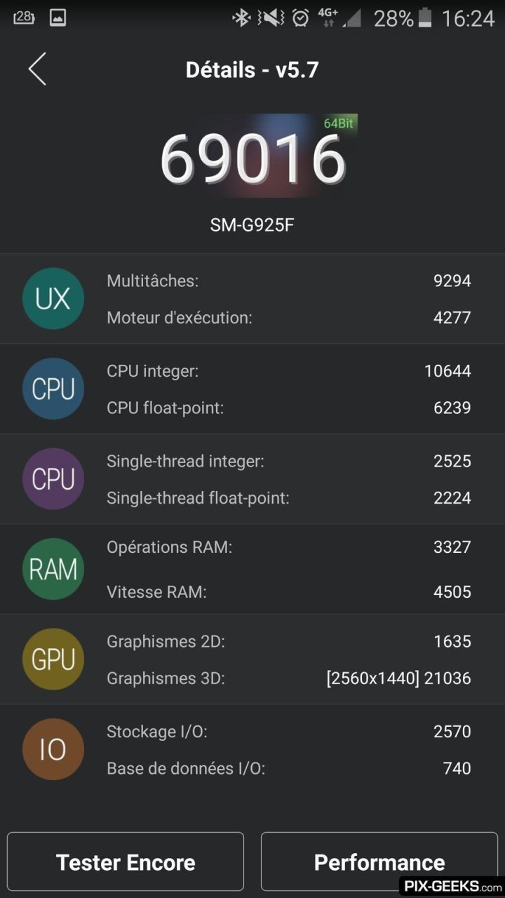 Test Samsung Galaxy S6 Edge #4