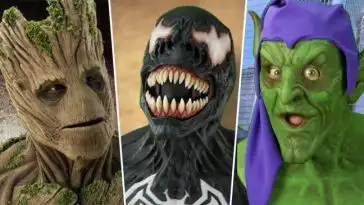 Des masques ultra-réalistes de Venom, Groot ou du Bouffon Vert