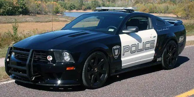 voiture de police Transformers