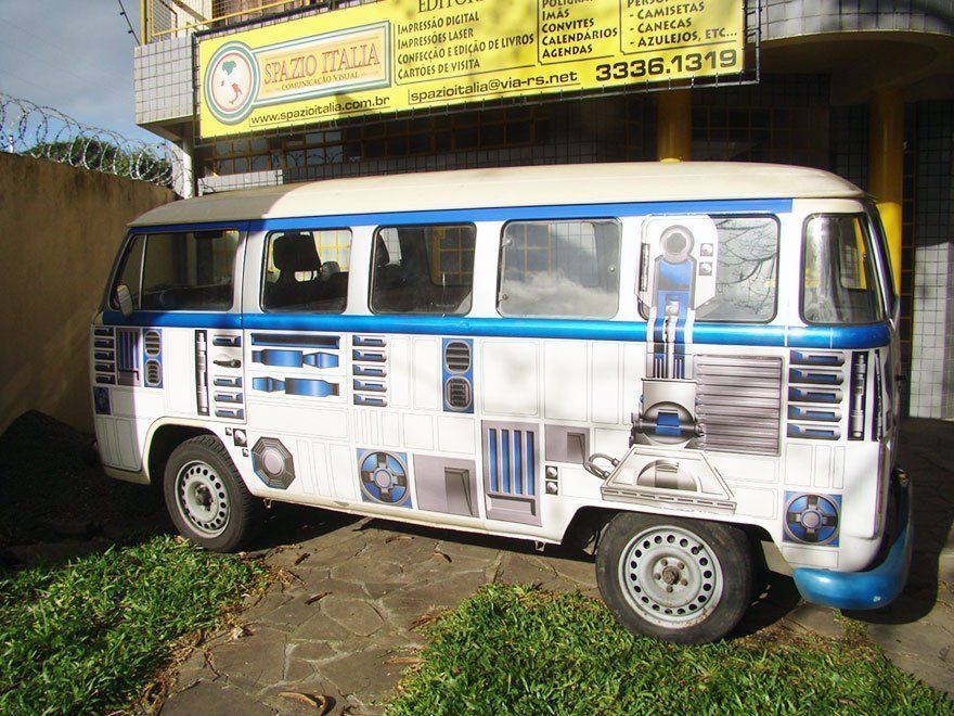 Il fabrique un Van Volkswagen R2-D2 #8