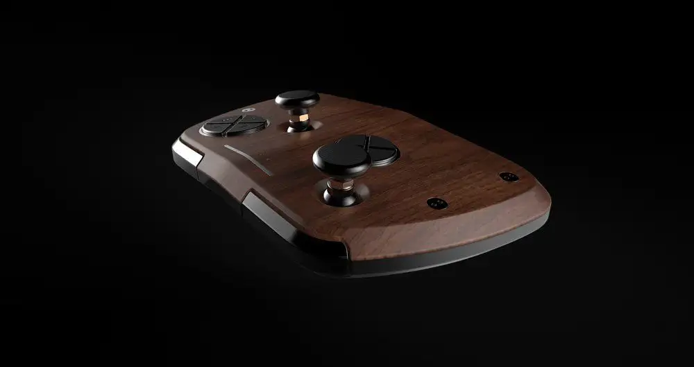 Kem studios manette bois noyer aluminium design 10