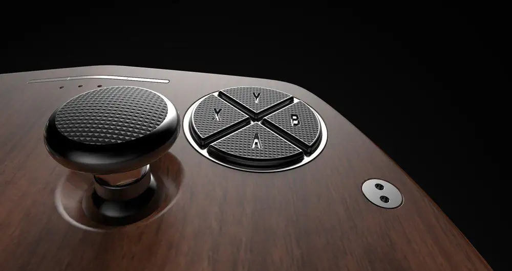 Kem studios manette bois noyer aluminium design 3