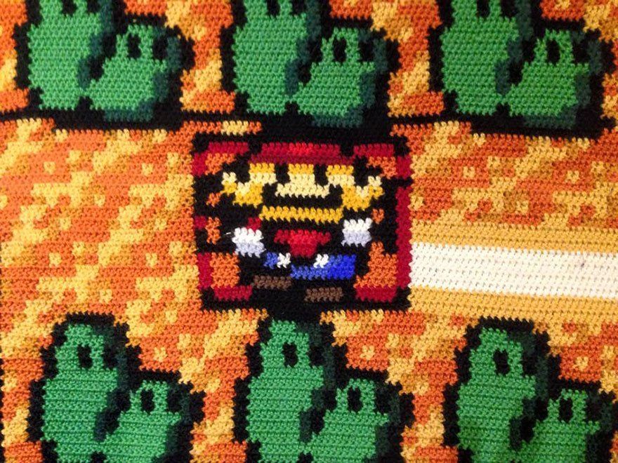 Ce fan a passé 6 ans à concevoir un plaid Super Mario 3 #8