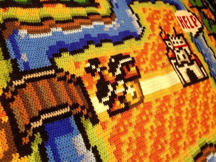 Ce fan a passé 6 ans à concevoir un plaid Super Mario 3 #3