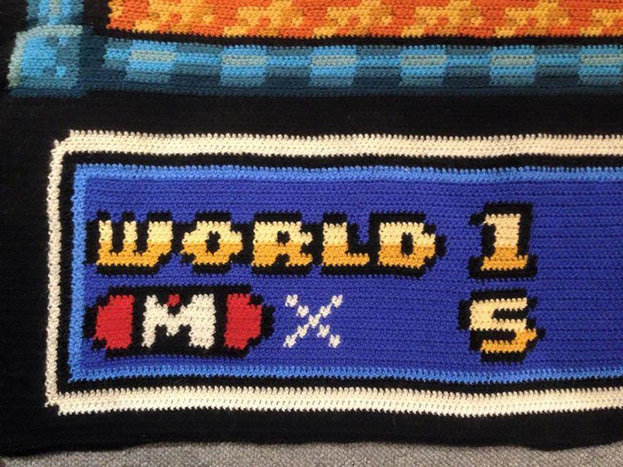 Ce fan a passé 6 ans à concevoir un plaid Super Mario 3 #4