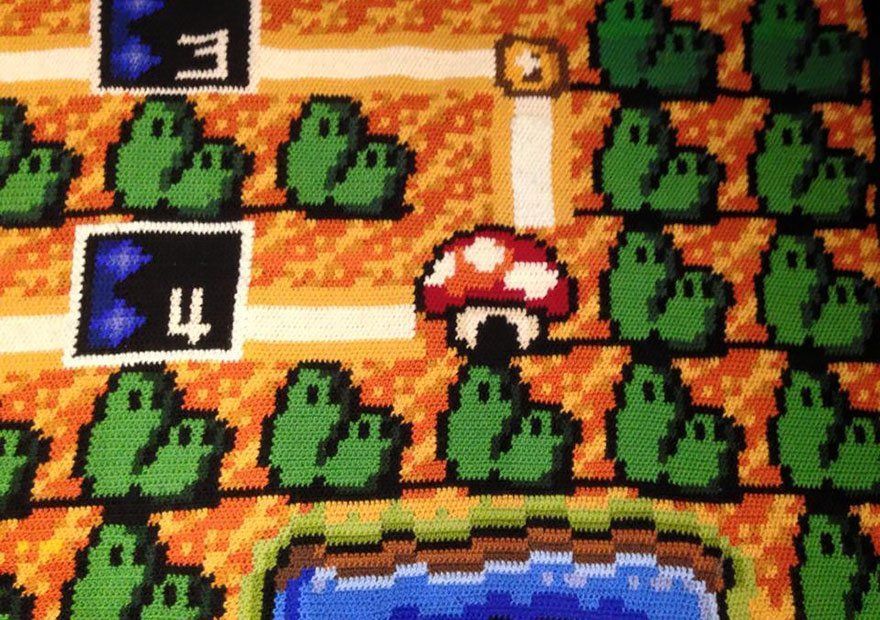 Ce fan a passé 6 ans à concevoir un plaid Super Mario 3 #5