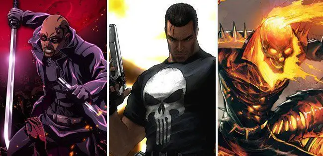 Les prochaines séries Marvel/Netflix : Punisher, Blade, Ghost Rider, Hawkeye & Black Window