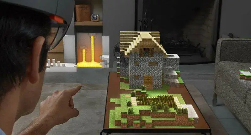 Minecraft bientôt en Réalité Augmentée sur Microsoft HoloLens #2