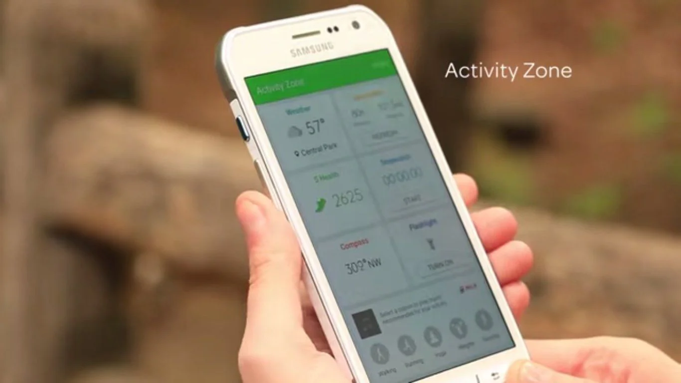 samsung galaxy S6 active activity zone