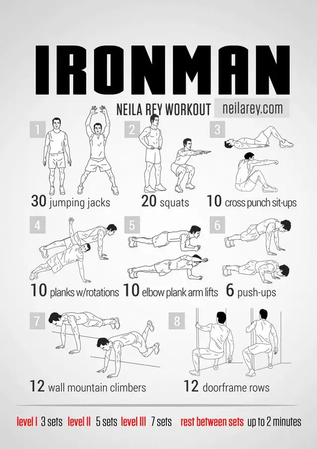 98 Exercices pour vous muscler comme un Super Héros #7