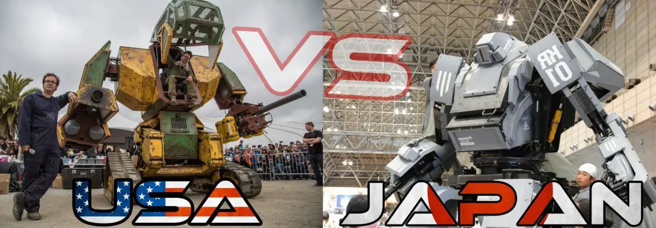 Japan vs Usa robots
