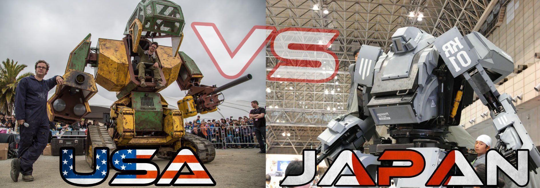 Japon VS Usa : duel de Robots de combat #5