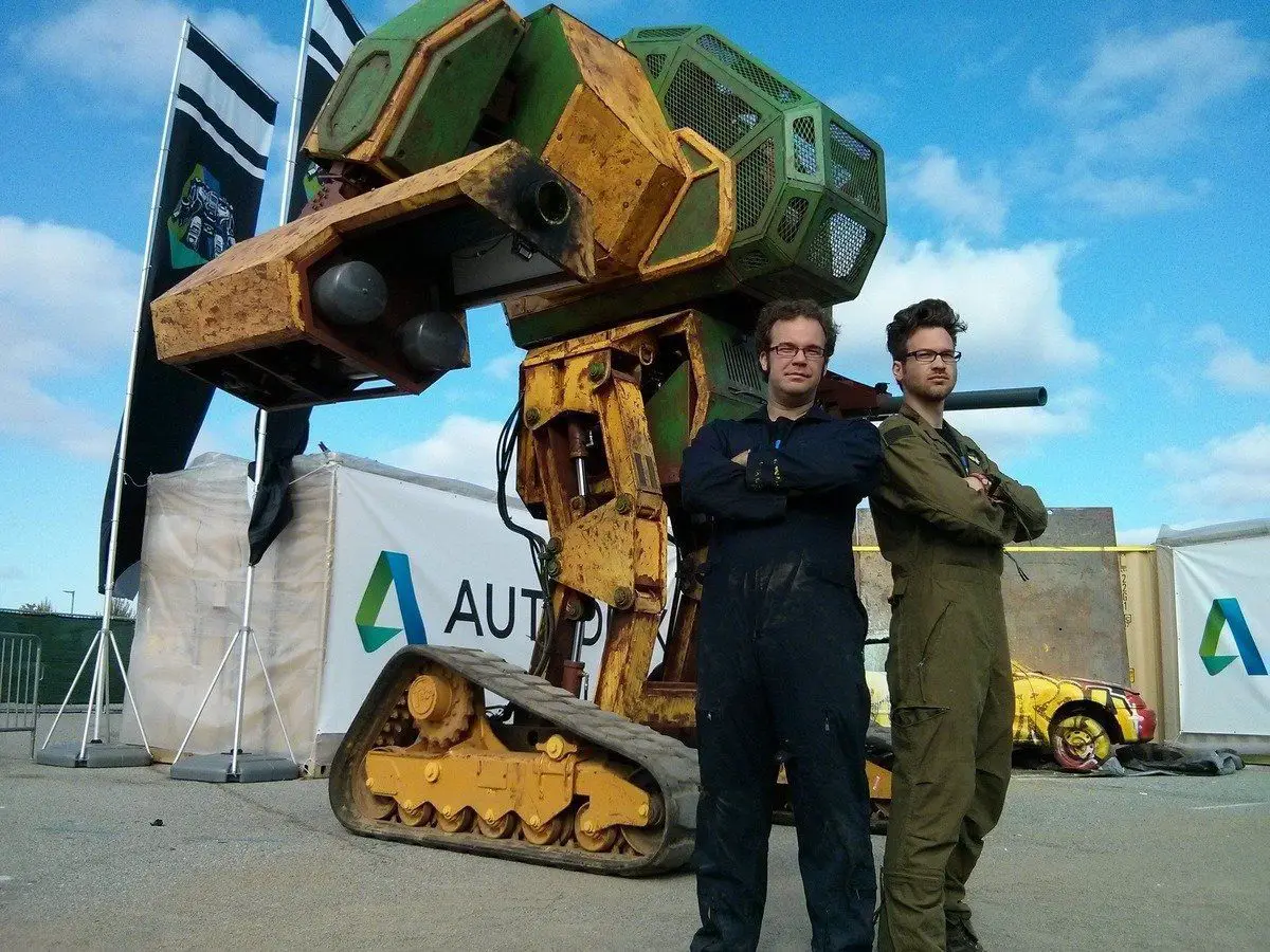 MegaBots Mark 2 Matt Oehrlein and Gui Cavalcanti