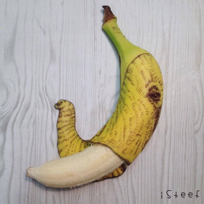 D’incroyables sculptures sur Bananes #7