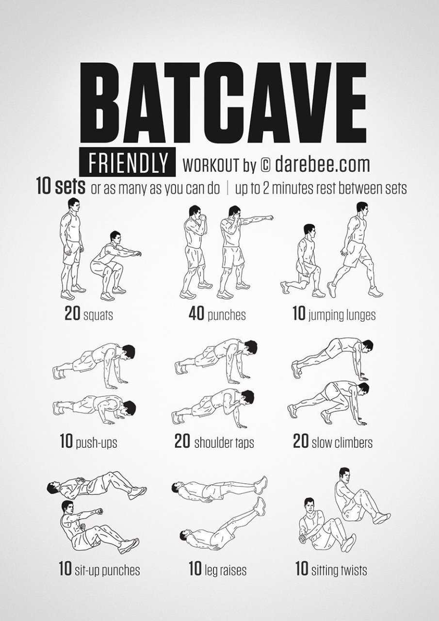 98 Exercices pour vous muscler comme un Super Héros #15
