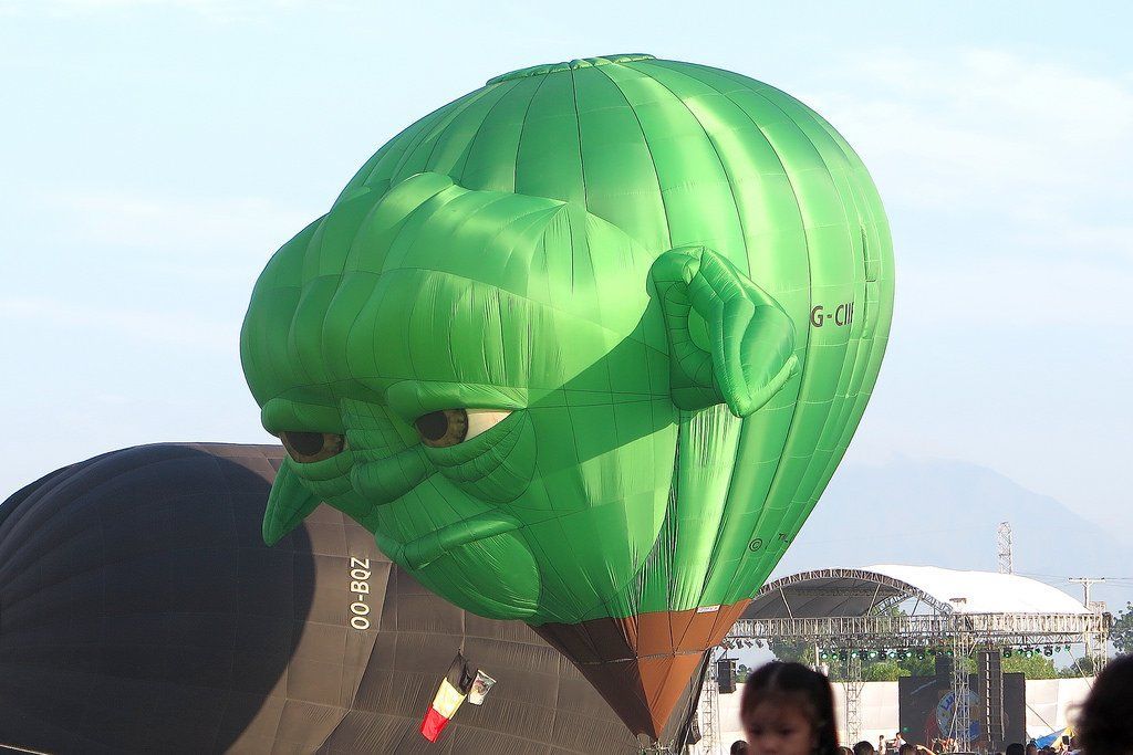Des montgolfières Dark Vador et Maitre Yoda #7