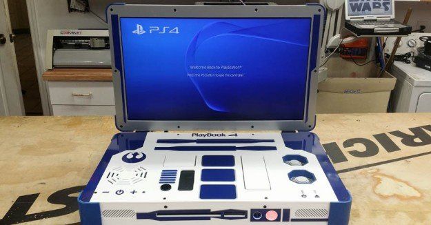 Une Playstation 4 Playbook customisée R2-D2