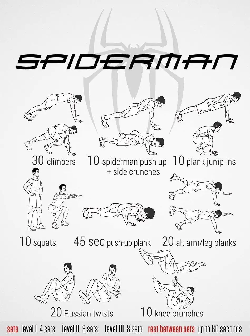 98 Exercices pour vous muscler comme un Super Héros #11
