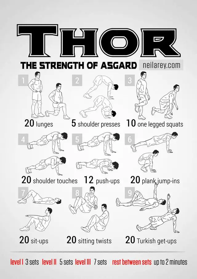 98 Exercices pour vous muscler comme un Super Héros #3
