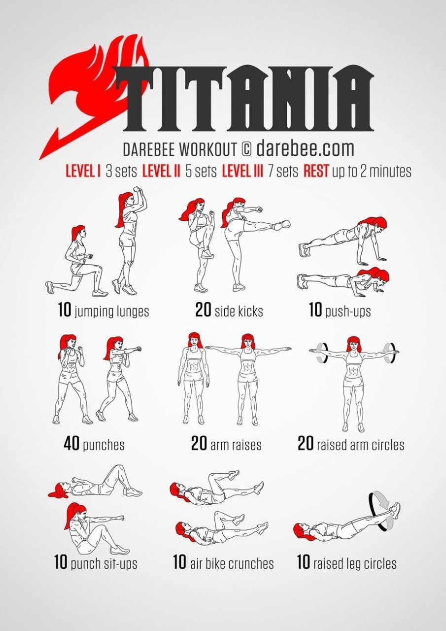 45 Exercices pour se muscler comme un héros de Manga #8