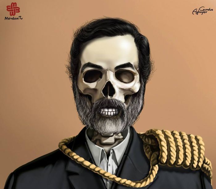 Just Leaders : des portraits effrayants des leaders de ce monde signés Gunduz Agayev #13