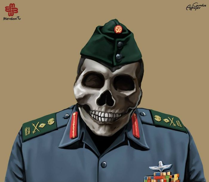 Just Leaders : des portraits effrayants des leaders de ce monde signés Gunduz Agayev #10