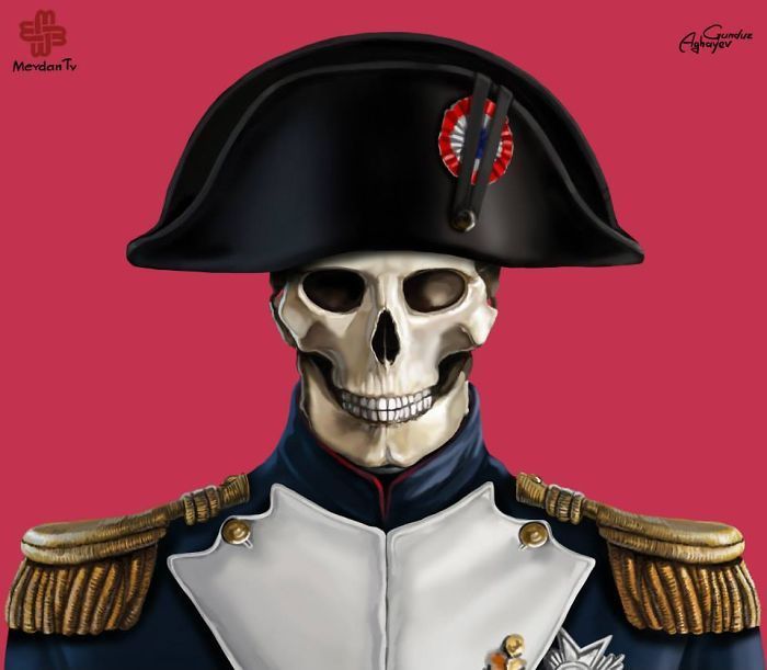 Just Leaders : des portraits effrayants des leaders de ce monde signés Gunduz Agayev #9