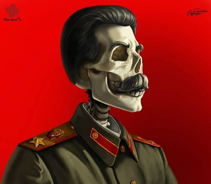 Just Leaders : des portraits effrayants des leaders de ce monde signés Gunduz Agayev #4
