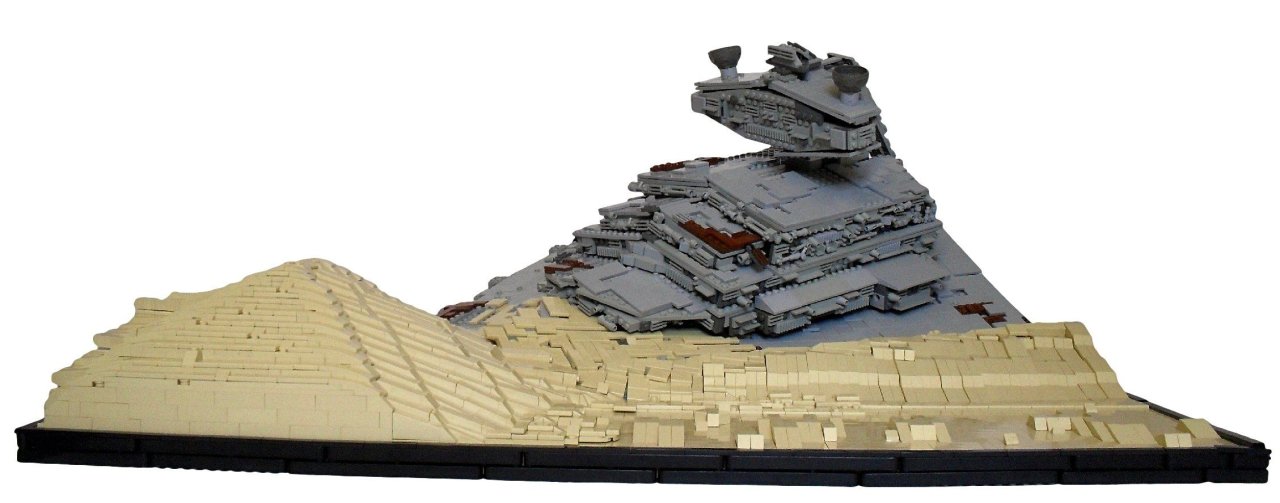 12 000 Briques LEGO pour recréer le crash du Star Destroyer de Star Wars VII #3
