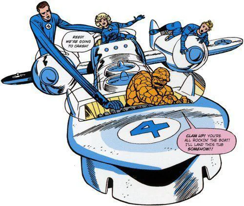 Un Fantasticar dans des scènes coupées des 4 Fantastiques