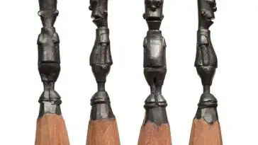Salavat Fidai réalise de fabuleuses sculptures sur des mines de crayon
