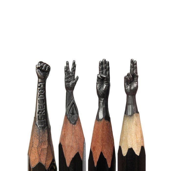 Salavat Fidai réalise de fabuleuses sculptures sur des mines de crayon #20