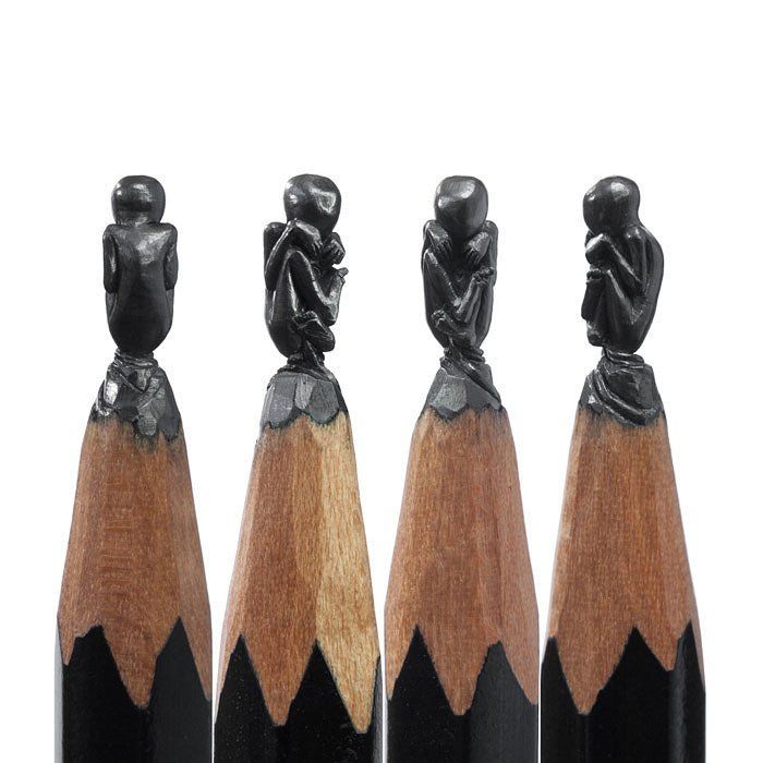 Salavat Fidai réalise de fabuleuses sculptures sur des mines de crayon #15