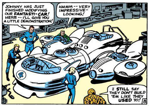 Un Fantasticar dans des scènes coupées des 4 Fantastiques #2