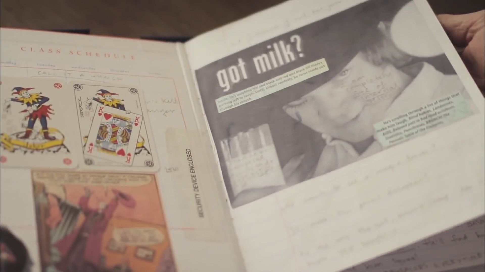 Des images du journal du Joker tenu par Heath Ledger #3