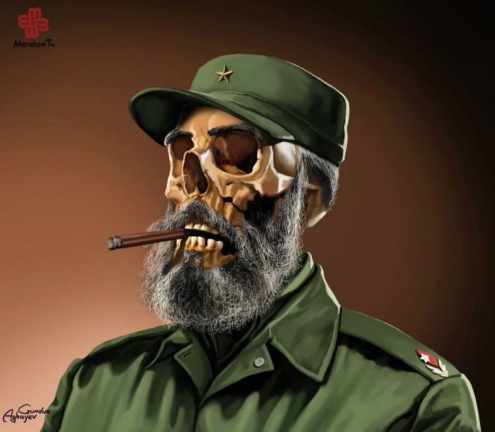 Just Leaders : des portraits effrayants des leaders de ce monde signés Gunduz Agayev #2