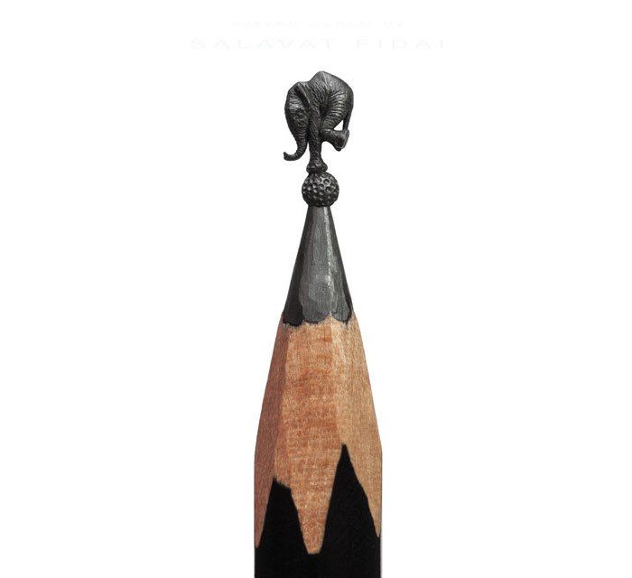 Salavat Fidai réalise de fabuleuses sculptures sur des mines de crayon #4
