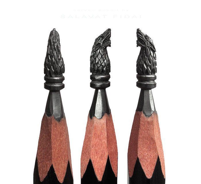 Salavat Fidai réalise de fabuleuses sculptures sur des mines de crayon #3