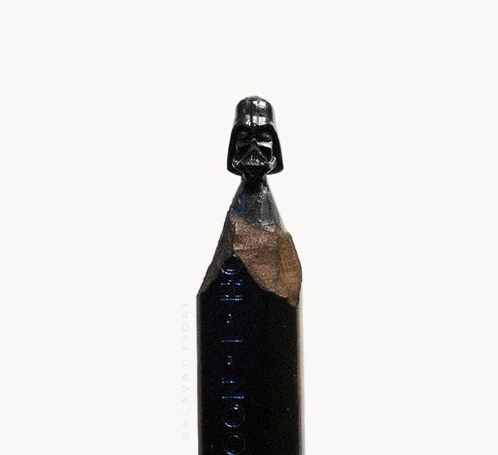 Salavat Fidai réalise de fabuleuses sculptures sur des mines de crayon #9