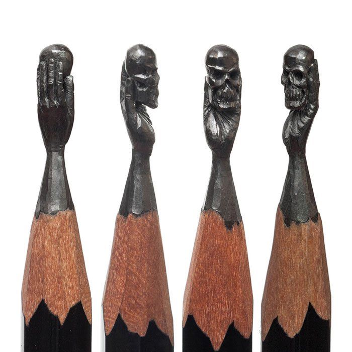 Salavat Fidai réalise de fabuleuses sculptures sur des mines de crayon #5