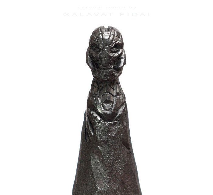 Salavat Fidai réalise de fabuleuses sculptures sur des mines de crayon #13