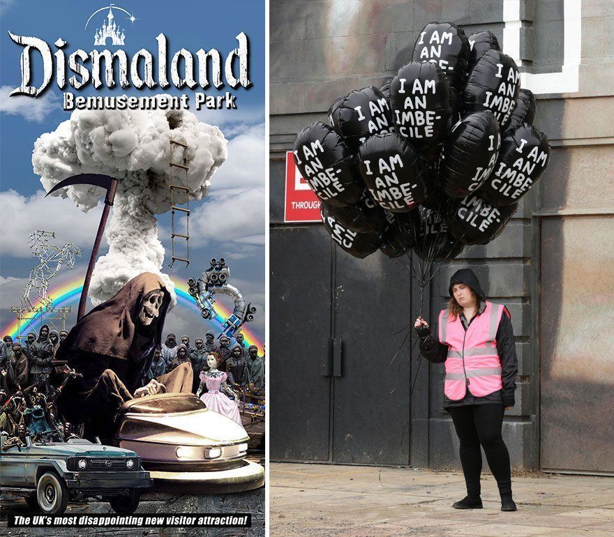 Banksy crée Dismaland, un parc d’attraction pour adultes #14