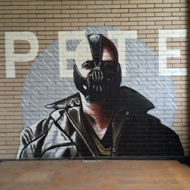 Des fresques Batman dans un hopital abandonné #3